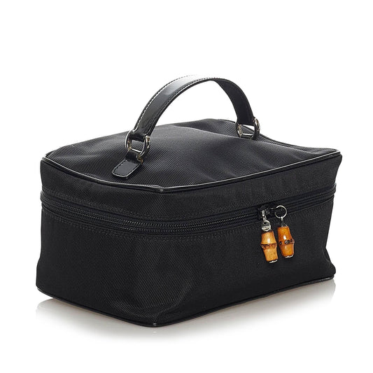 Gucci Bamboo Nylon Vanity Bag