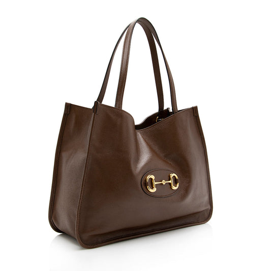 Gucci Calfskin 1955 Horsebit Tote