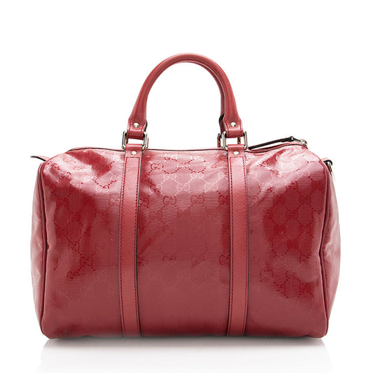 Gucci GG Coated Canvas Joy Medium Boston Bag