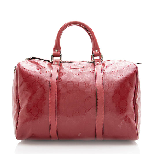 Gucci GG Coated Canvas Joy Medium Boston Bag