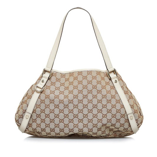 Gucci GG Canvas Abbey D-Ring Shoulder Bag (SHG-7lrnKn)