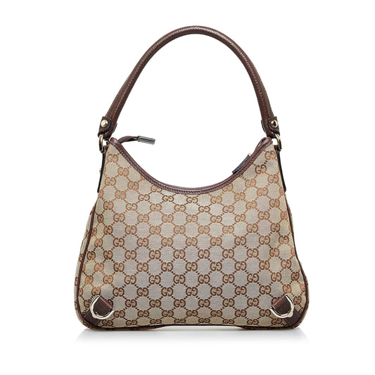 Gucci GG Canvas Abbey D-Ring Shoulder Bag (SHG-eLZmsk)