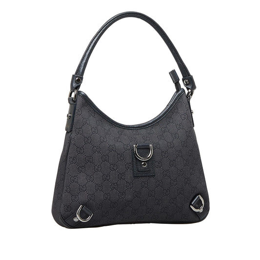 Gucci GG Canvas Abbey D-Ring Shoulder Bag (SHG-JiQEIX)