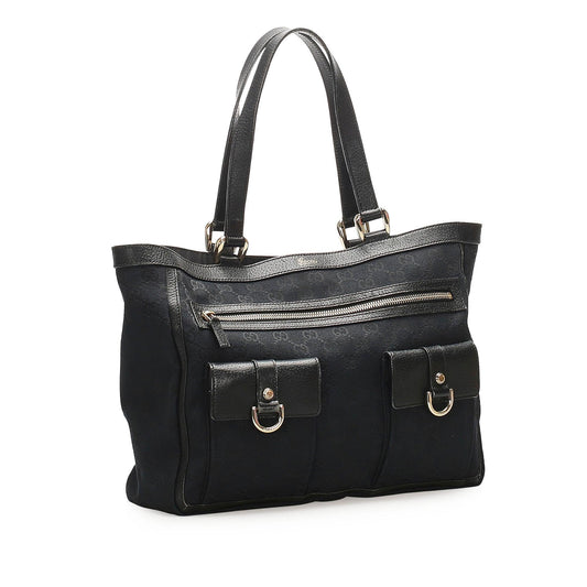 Gucci GG Canvas Abbey D Ring Tote Bag (SHG-14659)