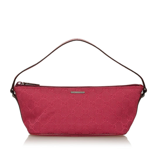 Gucci GG Canvas Boat Baguette