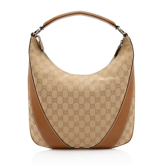 Gucci GG Canvas Hobo (SHF-6yWFBi)