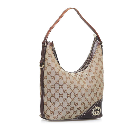 Gucci GG Canvas New Britt Shoulder Bag (SHG-c0MTsK)