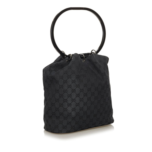 Gucci GG Canvas Ring Handle Handbag