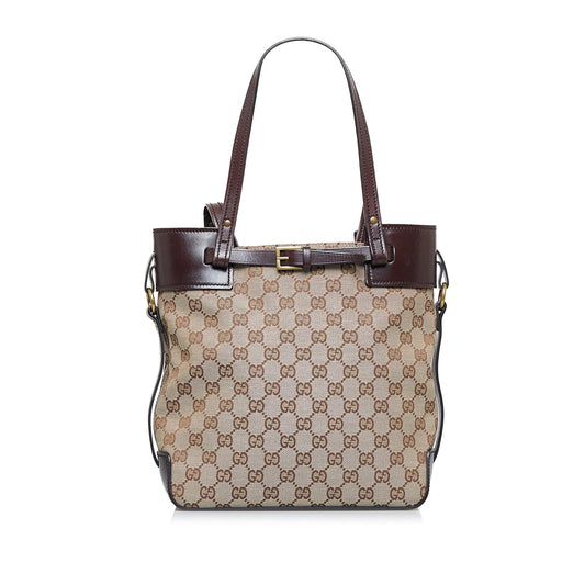 Gucci GG Canvas Shoulder Bag (SHG-ydQHii)