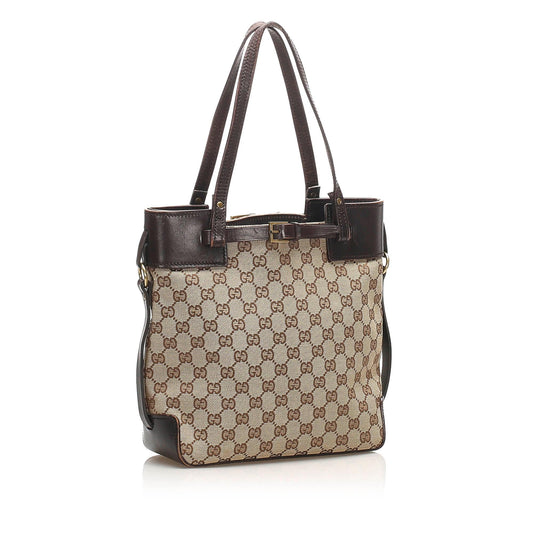 Gucci GG Canvas Tote Bag (SHG-15071)