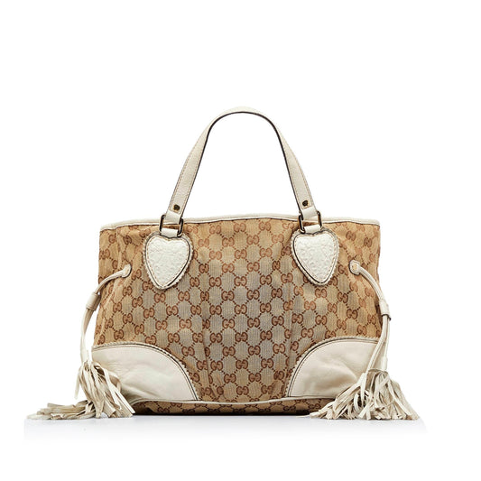 Gucci GG Canvas Tribeca Tote (SHG-lHMEpa)