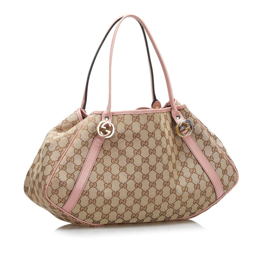 Gucci GG Canvas Twins Tote (SHG-fbSjno)