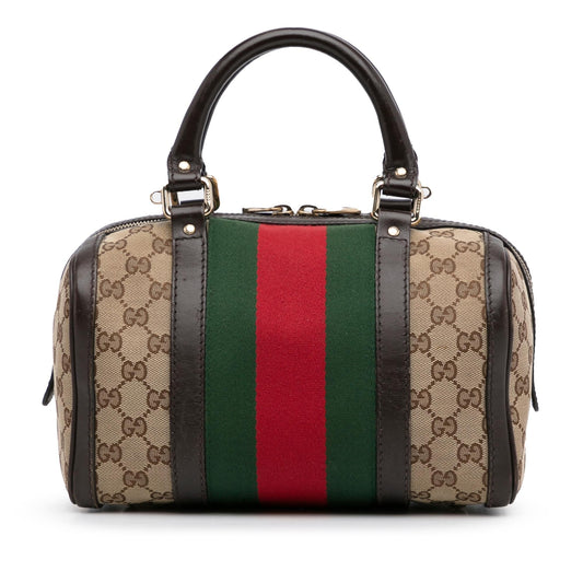 Gucci GG Canvas Web Joy Boston (SHG-8ig8N6)
