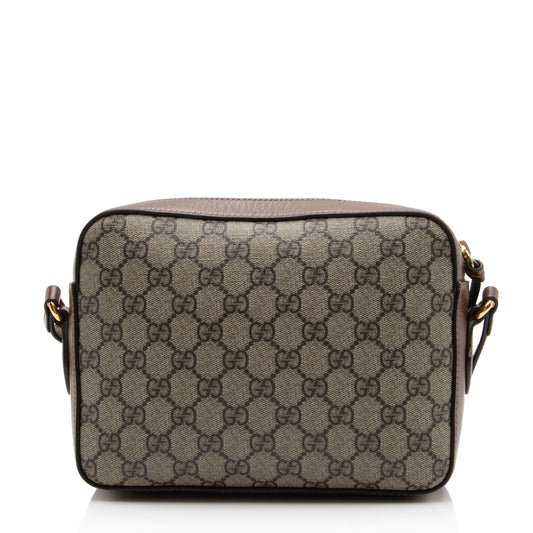 Gucci GG Supreme 1955 Horsebit Small Shoulder Bag (SHF-o9bVc1)