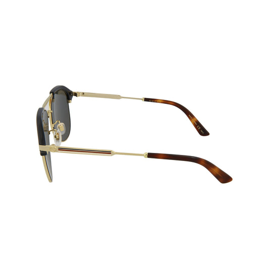 Gucci GG0288SA-005 Men's Blue, Gold & Silver Novelty Sunglasses (S)