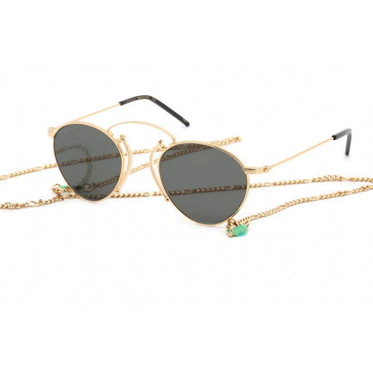 Gucci GG1034S Sunglasses Gold / Grey Women's (S)