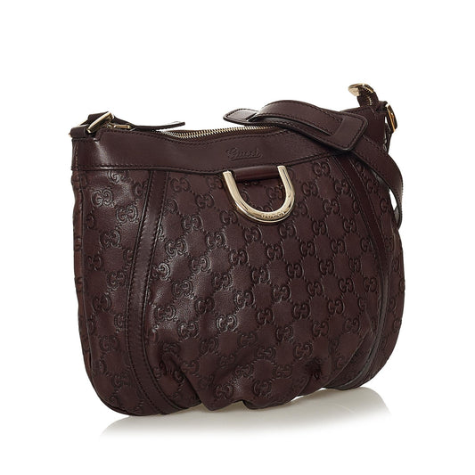 Gucci Guccissima Abbey D-Ring Crossbody Bag