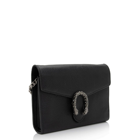 Gucci Leather Dionysus Chain Wallet (SHF-fJzaNK)