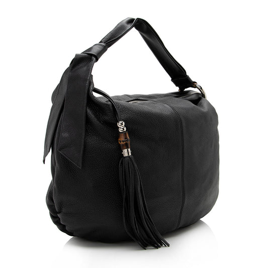 Gucci Leather Jungle Large Hobo