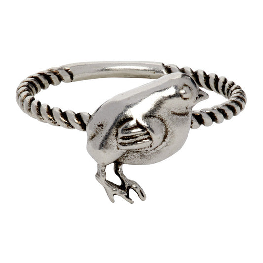 Gucci Chick Motif Ring in Silver