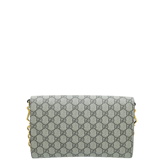 Gucci Bicolor GG Supreme Horsebit 1955 Small Bag
