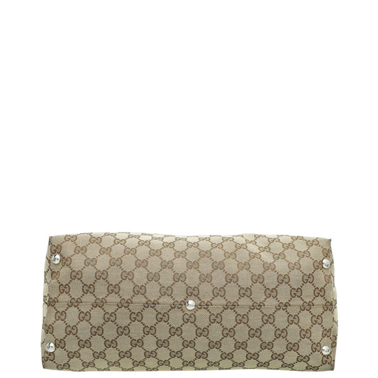Gucci Bicolor GG Icon Bit Tote Medium Bag