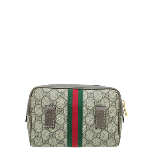 Gucci Bicolor GG Supreme Web Small Ophidia Belt Bag