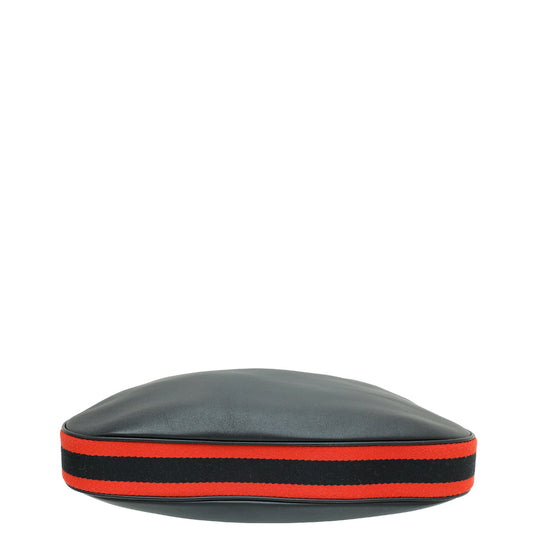 Gucci Black Attache Large Shoulder Bag