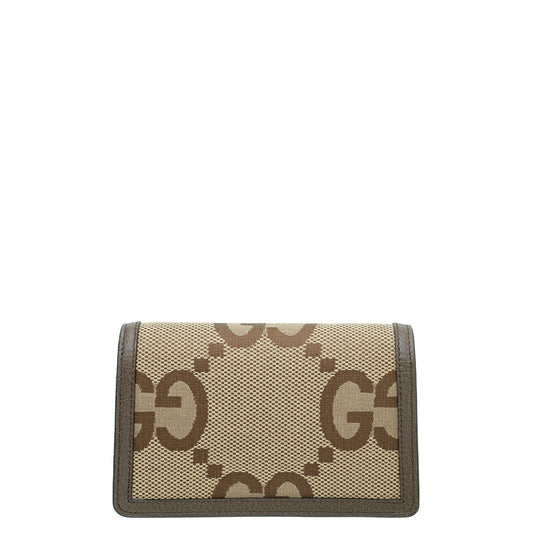 Gucci Bicolor Jumbo GG Super Mini Dionysus Bag
