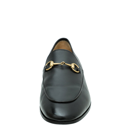 Gucci Black Jordaan Horsebit Loafer 39