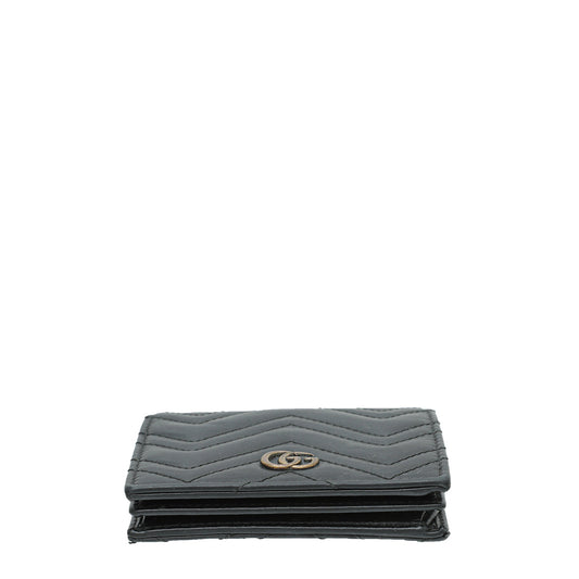 Gucci Black GG Marmont Card Case