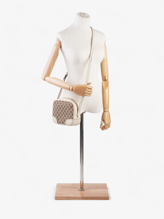 Gucci Bree Beige And Ebony GG Supreme Canvas