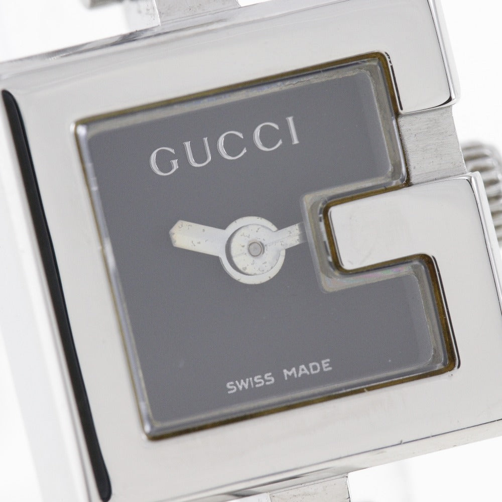 GUCCI Watches Quartz 102 Stainless Steel black G mini black dial Women Used