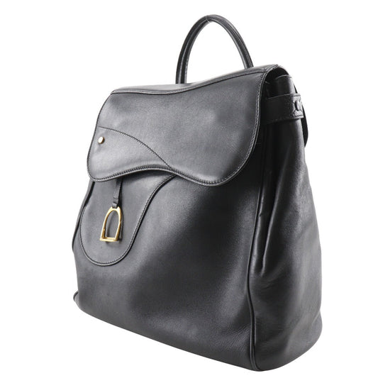 GUCCI Backpack Calfskin black vintage Old Gucci