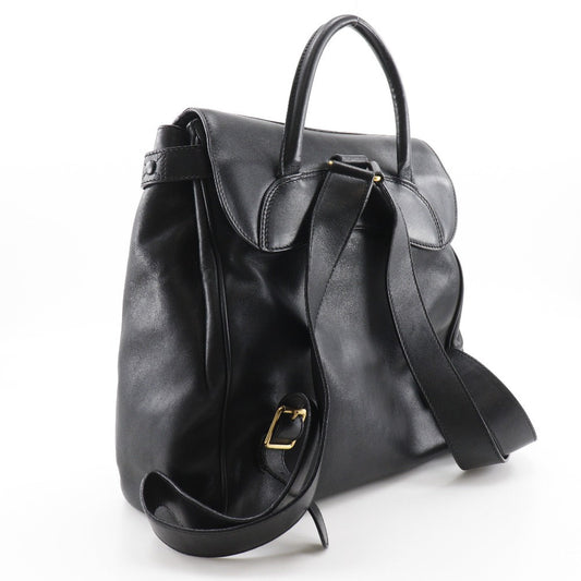 GUCCI Backpack Calfskin black vintage Old Gucci