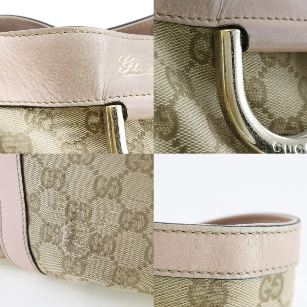 GUCCI Handbag GG canvas beige Women Used