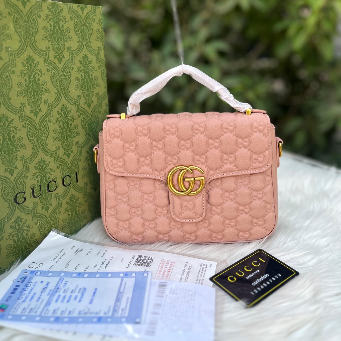 GUCCI Crossbody Bag – Luxury Redefined for the Modern Woman  (Pink)