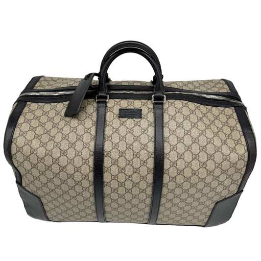 Gucci GG Supreme Duffle Carry-on Bag