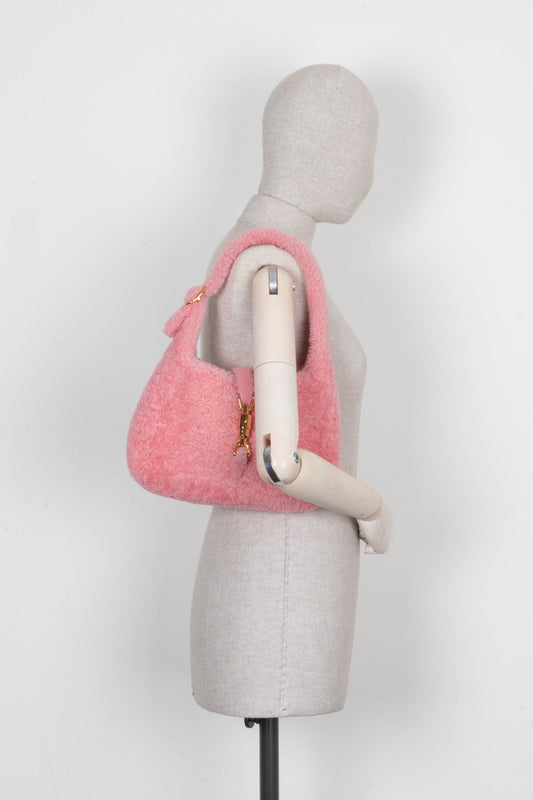 GUCCI 1961 Shearling Jackie Rosa
