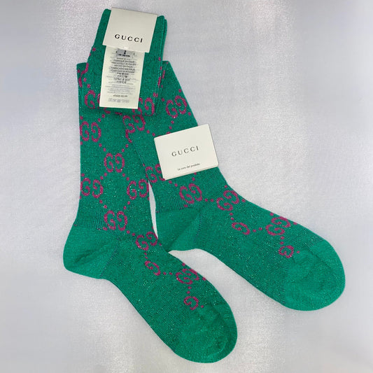 Gucci GG Socks in Green