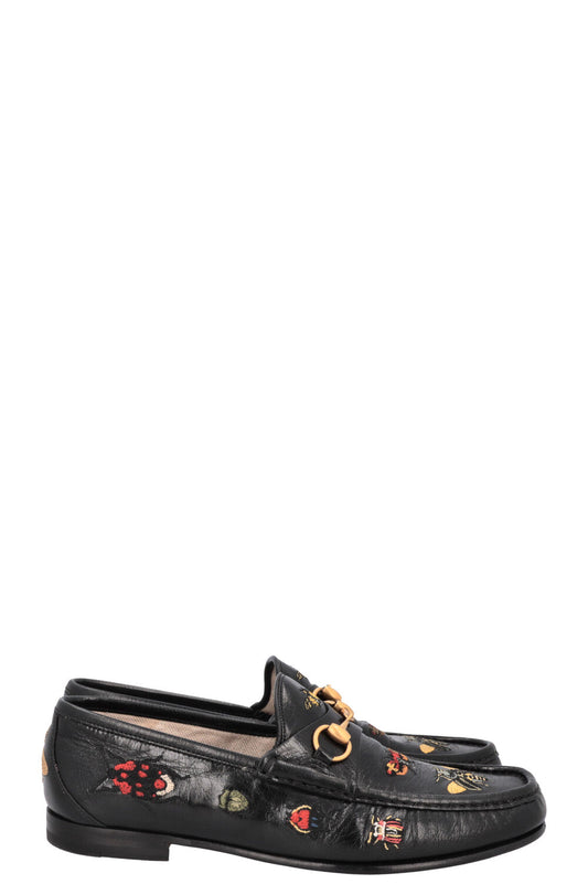 GUCCI Bugs 1835 Loafers Leather Black