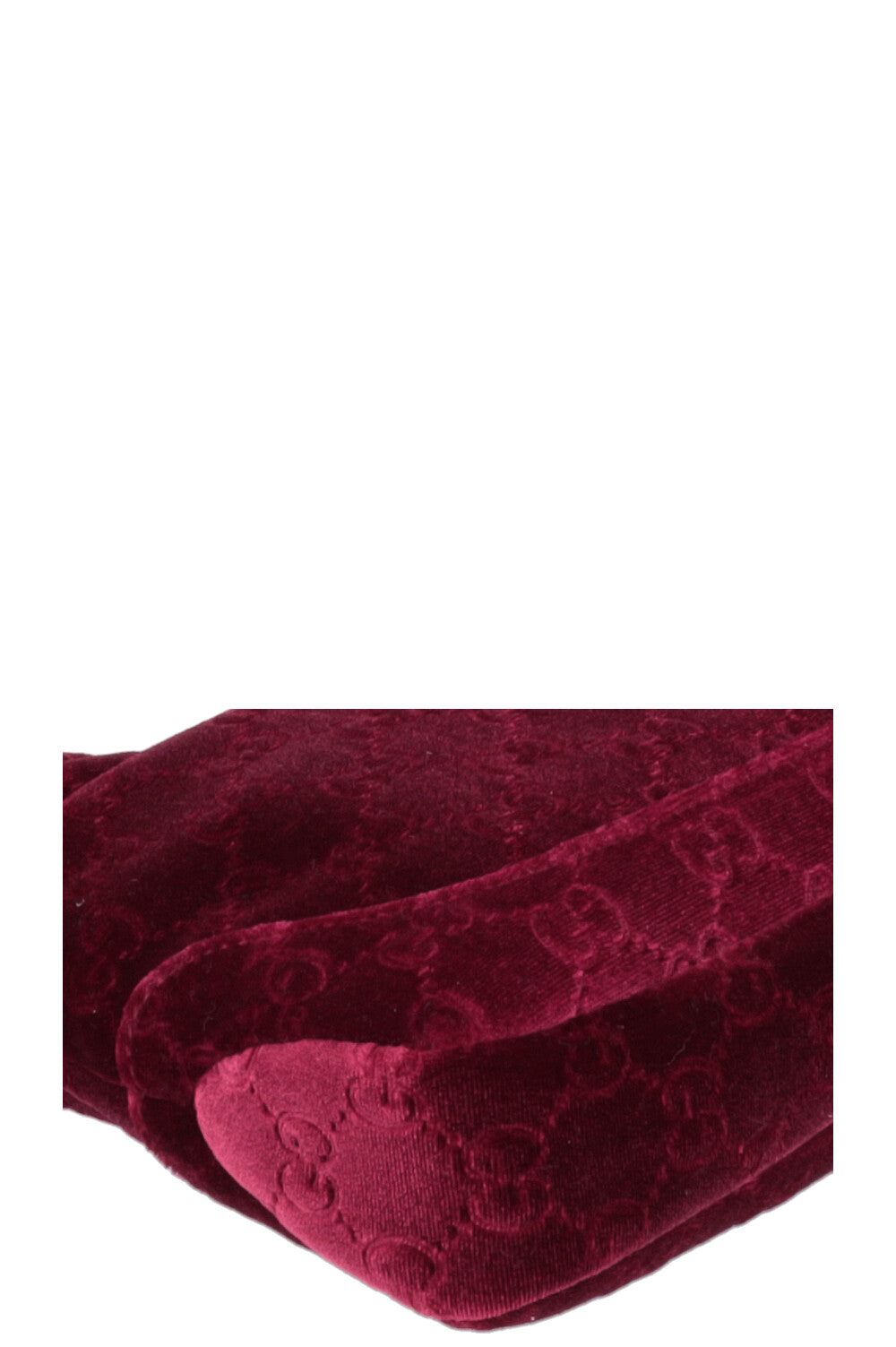 GUCCI Mini Jackie 1961 Velvet Jacquard Brugundy