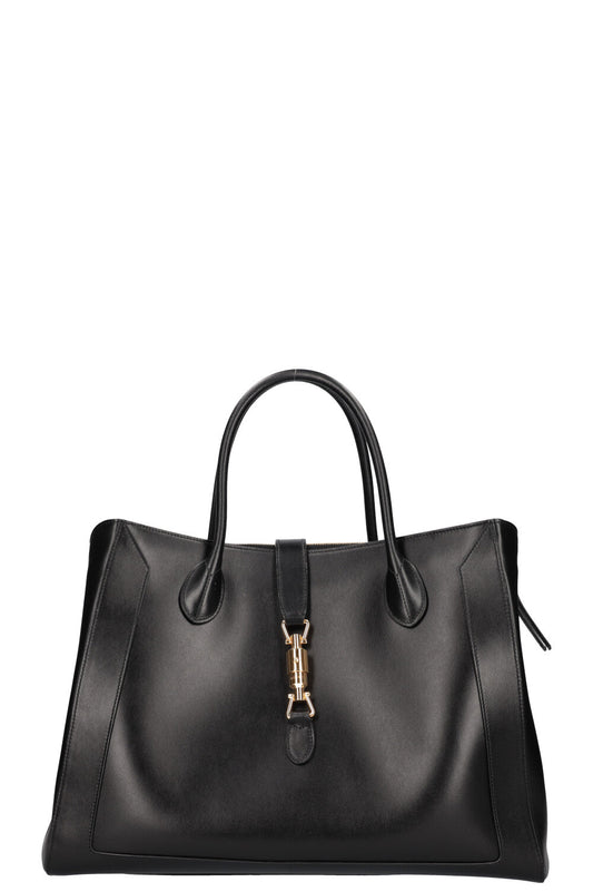 GUCCI Jackie 1961 Medium Tote Bag Black