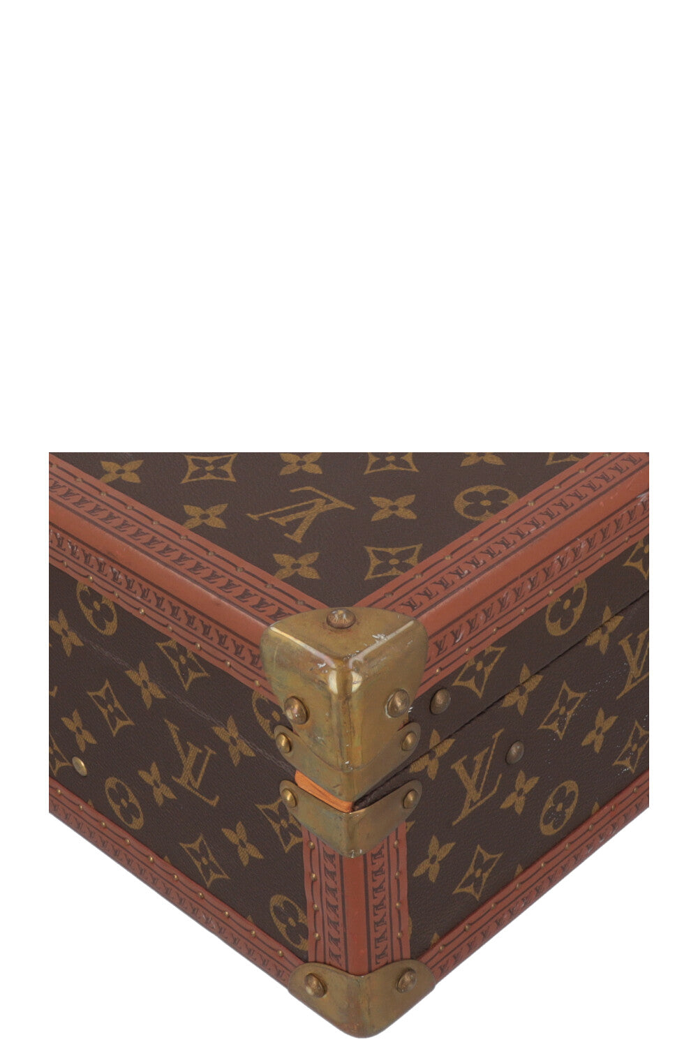 LOUIS VUITTON Alzer 45 Trunk MNG Canvas