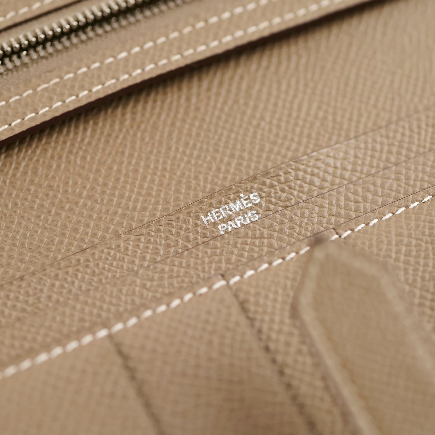 Hermes Bearn Wallet Etoupe