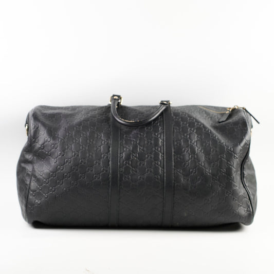 Gucci Leather Duffle Black