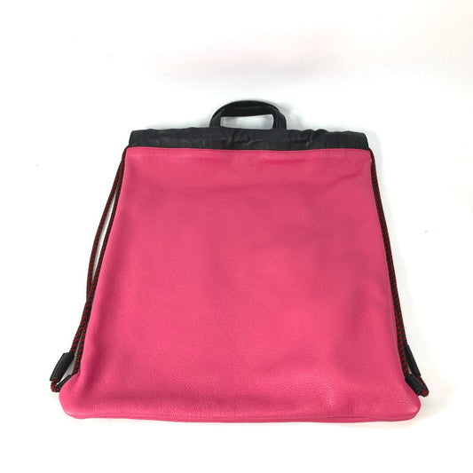 GUCCI Backpack 516639 leather pink Drawstring pouch included Drawstring backpack
