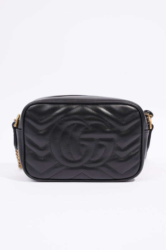 Gucci Gucci GG Marmont Black Leather Mini