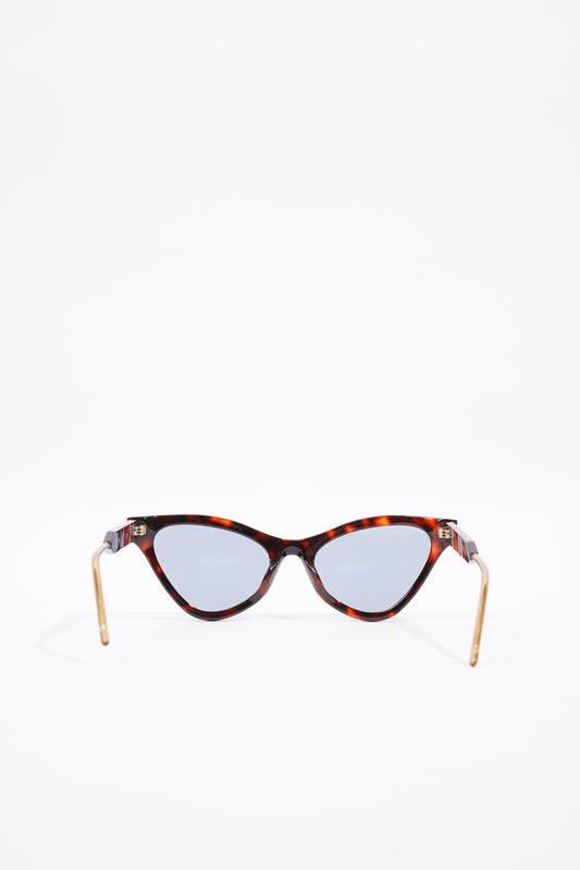 Gucci GG0597S Sunglasses Tortoise Shell Acetate 145