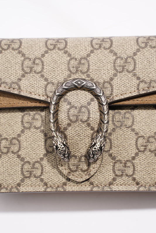 Gucci Dionysus Supreme Coated Canvas Super Mini
